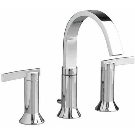 American Standard 7430.801.002 Berwick Widespread Lavatory Faucet with Metal Lever Handles and Metal Speed Connect Pop-Up Drain, Available in Various Colors