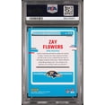 thumbnail image 2 of Graded 2023 Panini Donruss Optic Zay Flowers #210 Purple Shock Rookie RC Football Card PSA 10 Gem Mint, 2 of 2