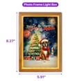 thumbnail image 5 of Merry Christmas and Happy New Year Santa Boxer Holiday Xmas Winter 2025 Acrylic Plaque with Wood Photo Frame Box Boxers Dog Lover Gifts Idea Light Box - 00024, 5 of 5