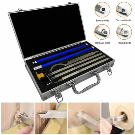 

Carbide Tipped Wood Turning tools set Lathe Finisher Swan Neck Tools and Handle
