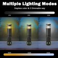 thumbnail image 3 of 10000mAh Rechargeable LED Camping Lantern with Telescopic & 180° Rotatable Design, IPX65 Water-Resistant Portable Light for Outdoor, Emergency SOS & Projector Use, Includes Power Bank Function,, 3 of 6