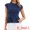 Navy Blue, variant on DARING DIVA Women's Peplum Tops Cap Sleeve Crew Neck Business Work Blouse Tops XS Navy Blue