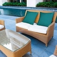 thumbnail image 5 of Pack of 8 Outdoor Waterproof Throw Pillow Covers Decorative Garden Cushion Cases Square Pillowcases 18 x 18 Inches, 5 of 10