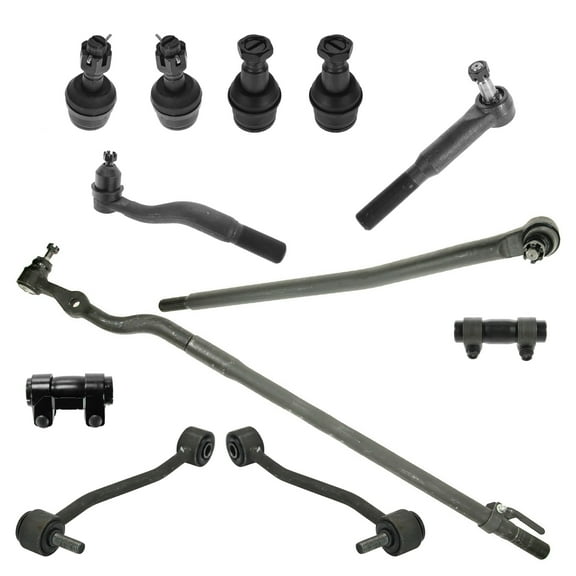 TRQ Front Ball Joint Tie Rod End Sway Bar Link Steering Suspension Kit Set 12pc PSA65151