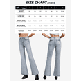 thumbnail image 3 of EMMIOL Women's High Waist Stretchy Flare Jeans Light Wash Bell Bottom Denim Pants Y2K Trendy Vintage Jeans, 3 of 6