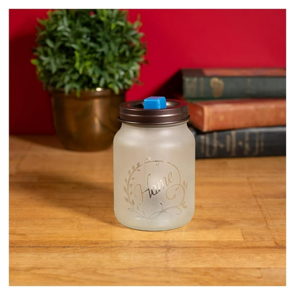 Drevy , Scented Wax Cube Melter, Flower Electric Fragrance Burner, Wickless Candle Air Freshener, Full Size Home Décor, House Decoration Gift (Sweet Home)