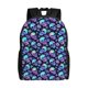 thumbnail image 1 of Fotbe Skull flower tie dye Mochila de Viaje para Laptop, Mochila Ejecutiva Delgada y Resistente 15.6", 1 of 8