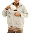 thumbnail image 1 of RXMEKW Mens Long Sleeve, Child-Sized Jacket with Zipper, Kangaroo Pocket, and Fleece Lining, 1 of 8