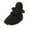Black, variant on Yindaity Baby Boys Girls Booties with Grippers Stay on Slippers Socks Toddler Crib Winter Shoes for Boys Girls (Black,0-6 Months)