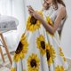 thumbnail image 5 of LHSHID Sunflower Blanket Flannel Sunflower Throw Blankets Sunflower Decor Sunflower Gifts for Women Suitable for Office Living Room Sofa Autumn Outing Blanket Sunflower Blanket Throw 50x60in, 5 of 6