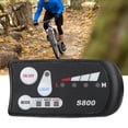 thumbnail image 3 of Controller 36V Led Display Electric Bike Lcd Display 36V 48V Speed Control Panel Ebicycle Lithium Battery Led Meter S800 Display Horizontal Black e Screen36V, 3 of 8