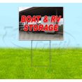 thumbnail image 1 of Boat & Rv Storage (18" x 24") Yard Sign, Includes Metal Step Stake, 1 of 6