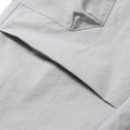 thumbnail image 4 of WIZUTIZ Men's Nylon Cargo Jogger Pants with Zipper Large Pocket Solid Color Elastic Drawstring Waist Outdoor Trousers, 4 of 6