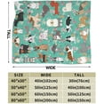 thumbnail image 3 of Capybara Gifts Blanket Bed Throw Blanket Soft Lightweight Cozy Warm Blankets for Kids Teens Men Women, 3 of 6