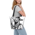 thumbnail image 2 of Disketp Capybara Riding Bicycle for Women’s Casual Shoulder Tote Bag Cross-body Handbags for Shopping, Travel and Daily Use, 2 of 6