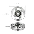 thumbnail image 2 of LEORX Aluminum Alloy Pulley Wheel for Gym Use Easy Installation and Unloading High Reliability, 2 of 8