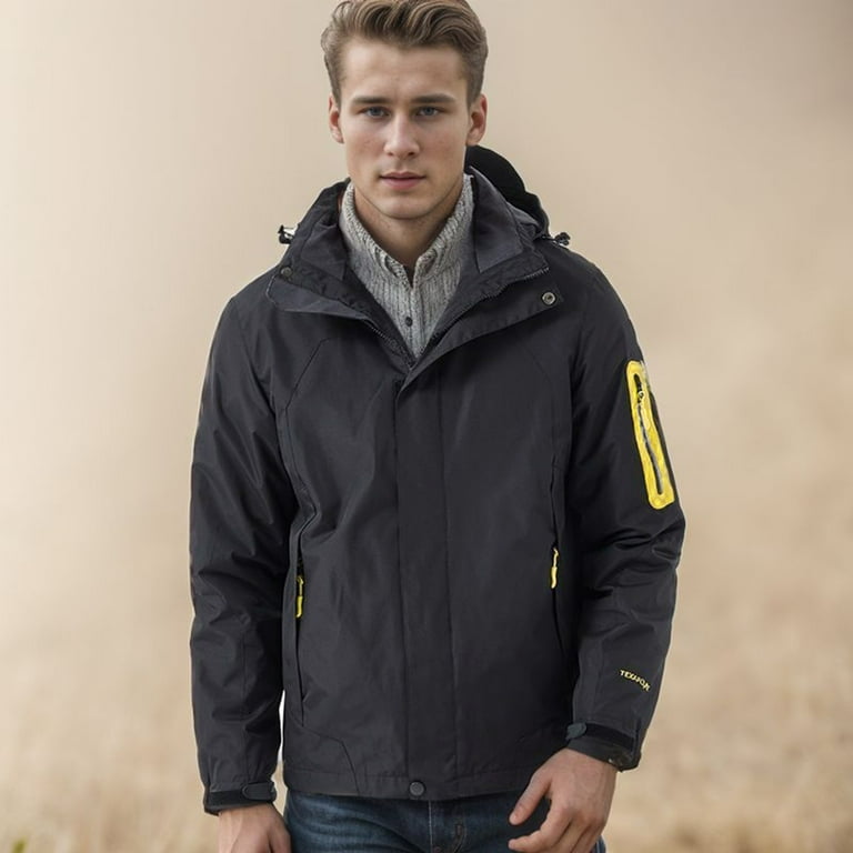 Jacket without hood hot sale