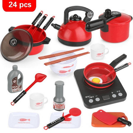 Kid Children Kitchen Utensil Accessories Cooking Role Play Toy Cookware ...