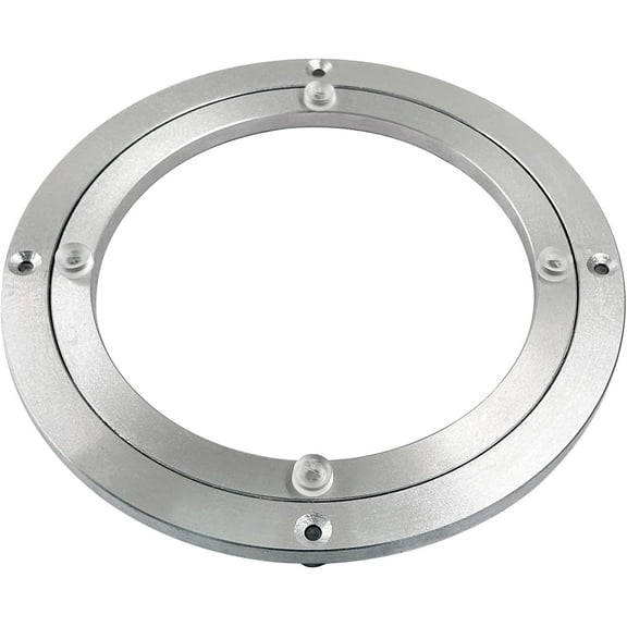 Lazy Susan Bearing Heavy Duty, 10" Aluminium Alloy Turntable Bearing Swivel Plate Round Rotating Turntable Hardware for Dining Table Kitchen
