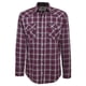 thumbnail image 1 of Camisa Vaquera Wrangler Hombre Manga Larga U17 vino G, 1 of 6