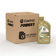 Castrol Power 1 4T 10W-40 Full Synthetic Motorcycle Oil, 1 Quart, Case of 6