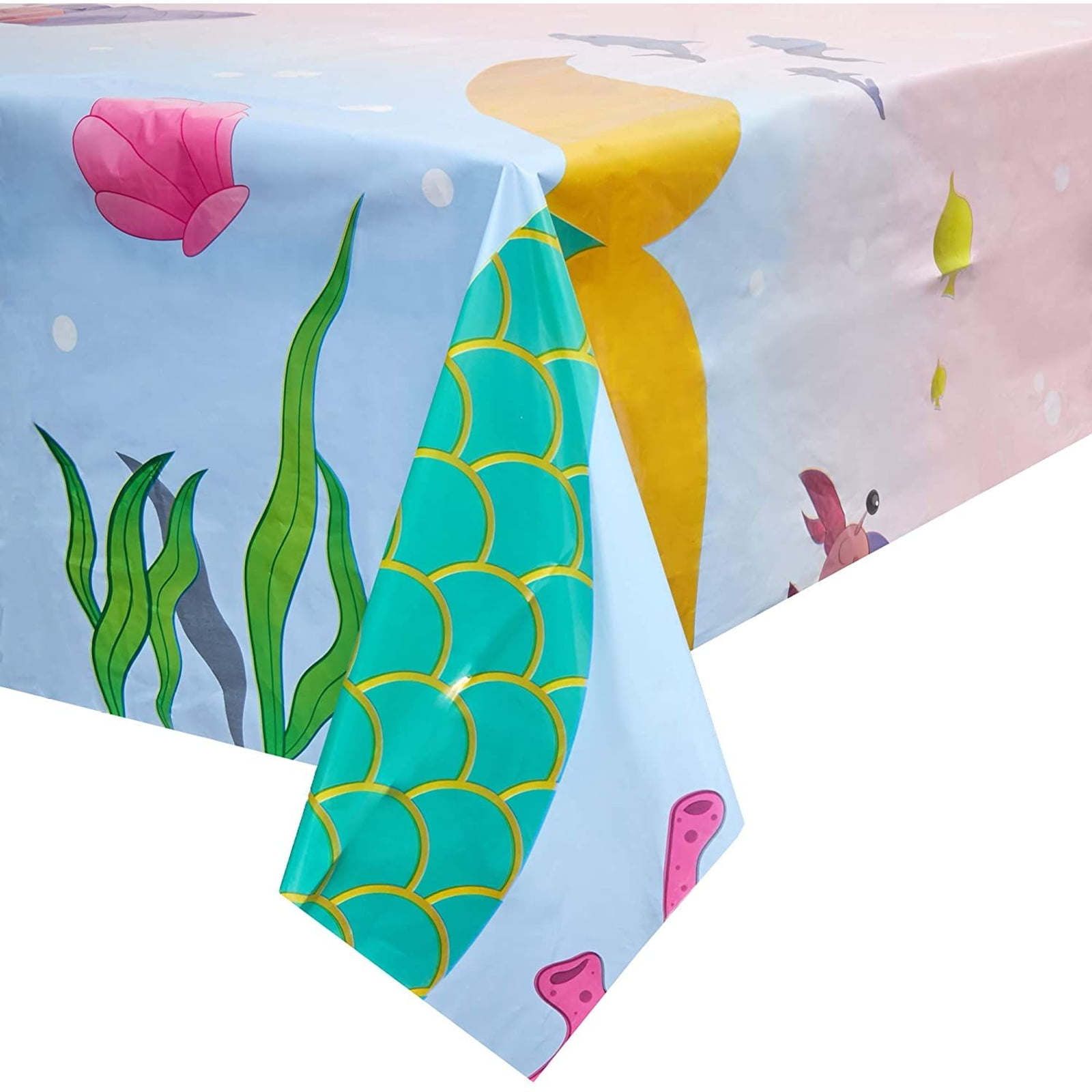 Mermaid Sparkle Scales Table Cover 2 Pack Mermaid Sparkle Scales Table Cover 2 Pack