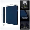 thumbnail image 2 of Vault X 12 Pocket Trading Card Zip Binder, 480 Cards, Premium Exo-Tec Album Material, 20 Side-Loading Pages, Folder, Sports, TCG (Blue), 2 of 8