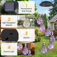 thumbnail image 3 of DAYBETTER Solar Wind Chimes for Outside, Multi Color Bulb Wind Chimes, Waterproof Outdoor Decorative Lights, for Garden, Patio, Backyard, Window Decors, 3 of 7