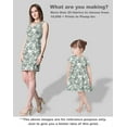 thumbnail image 3 of Soimoi Leaves Print, Poly Taffeta Fabric, Decor Sewing Fabric by The Yard 56 Inch Wide, Decorative Fabric for Outdoor Upholstery, Umbrellas and Home Accents, Dark Green, 3 of 6
