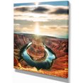 thumbnail image 2 of Horseshoe Bend At Sunset - Oversized Landscape Canvas Art, 2 of 3