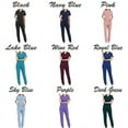 thumbnail image 4 of Women Medical Scrubs Doctor Uniform Trousers Set Nurse Dentist Hospital Suits, 4 of 5
