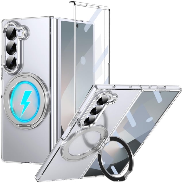 Funda YQODSZ para Samsung Galaxy Z Fold 7 con soporte giratorio