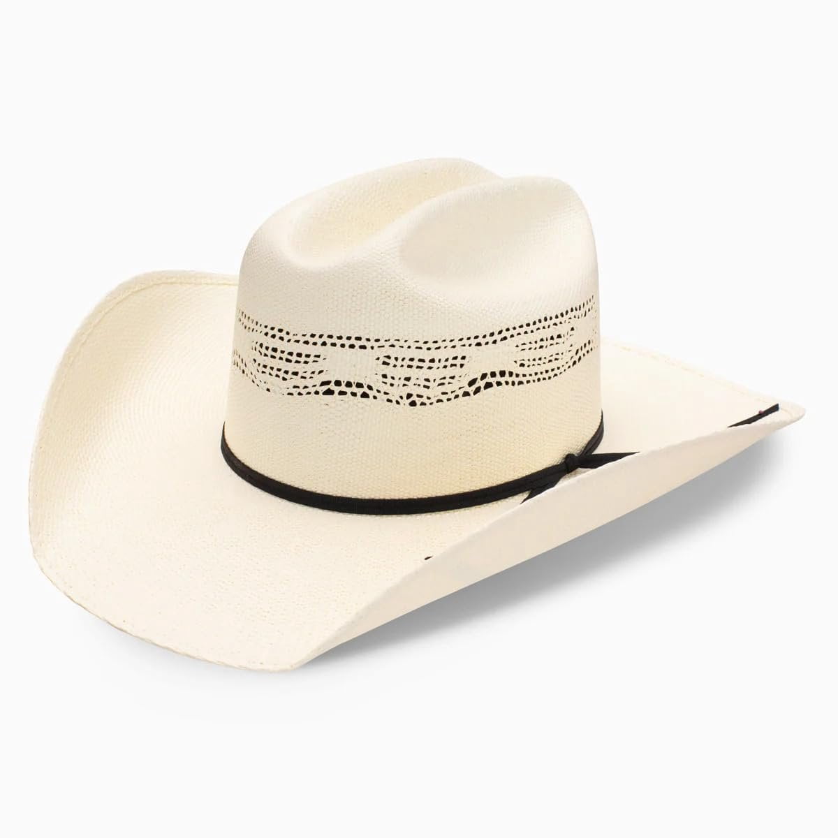 Fame Straw Cowboy Hat by Free People, Black, One Size 