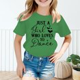 thumbnail image 2 of LUOGENLI Spring T Shirts Valentine's Day for Girls St. Patrick's Day 2024 Vacation Kid Girls Cute Graphic Round Neck Short Sleeve Tee Summer Casual T Shirt Green 7-8 Years, 2 of 5