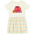 thumbnail image 3 of Inktastic Pink Aloha Palm Girls Toddler Dress, 3 of 5