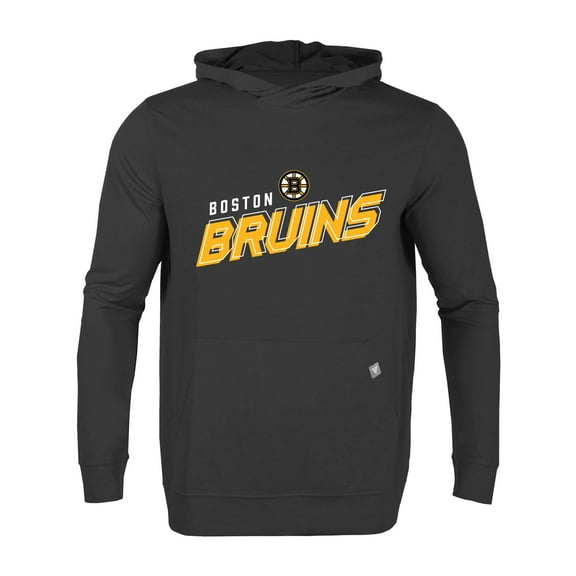 Men's Levelwear Black Boston Bruins Relay Premier 2.0 Pullover Hoodie