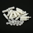 thumbnail image 3 of Uxcell M2.5 Tornillos de Separación 40 Paquete Nylon Hex PCB Separadores Tuercas (15mm6mm, Blanco), 3 of 6