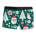 thumbnail image 3 of TAIAOJING Christmas Holiday Mens Boxer Shorts Mens Christmas Underwear 3D Printed Breathable And Comfortable Inner Mid Rise Waist Boyshort, 3 of 3