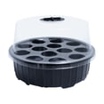 thumbnail image 2 of 13-Hole Starter Tray Set with Humidity Dome, Adjustable Ventilation, Covered Seedling Cultivation Box for Indoor & Outdoor Greenhouse Plant Germination, Plastic, Multi-Color, 2 of 6