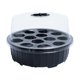 thumbnail image 2 of Kit de iniciación de semillas de 13 agujeros con cúpula de humedad | Ventilación ajustable y tapa transparente | Bandeja de propagación de plástico reutilizable para cultivo de plantas en interior y, 2 of 6
