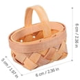thumbnail image 2 of 8PCS Mini Woven Baskets with Handles for Favors Crafts Decor Photo Prop, 2 of 5