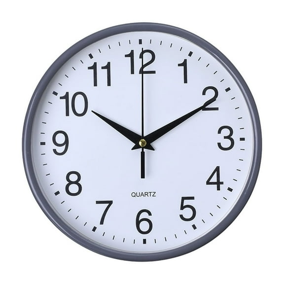 Round Wall Clock for Home, Living Room, and Study, Digital Decorative Clock with Roman Numerals and Quartz Movement for Accurate Timekeeping, Stylish Wall Decoration