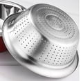 thumbnail image 4 of Stainless Steel Double Use Basin Set Dishwasher Safe Drain Bowl Set Suitable for Enhancing Kitchen Functionality, 4 of 9