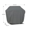 thumbnail image 2 of Covers & all BBQ Grill Cover with Elastic, 160 GSM Duro Pro Breathable Fabric, Waterproof UV Resistant, Ideal for Indoors and Outdoors (50" W x 24" D x 48" H, Gray), 2 of 8