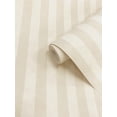 thumbnail image 3 of Cream Simple Geometric Stripes Wallpaper, 3 of 4