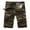 Green, variant on MSJUHEG Mens Shorts Men'S Shorts Male Plaid Camouflage Multi Pocket Zipper Buckle Cargo Pants Outdoor Shorts Tooling Shorts Shorts Men Army Green L