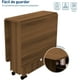 thumbnail image 3 of Mesa Plegable de Madera Bluelander, Café Oscuro, 3 of 5