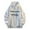 Light Gray, variant on LUOGENLI Hoodies for Men Zip up Navy Blue Heavyweight Pullover Hooded Sweatshirt Lined Zip up Casual Warm Jacket with Pockets Hoodies for Men Zip up with Designs Light Gray Size L