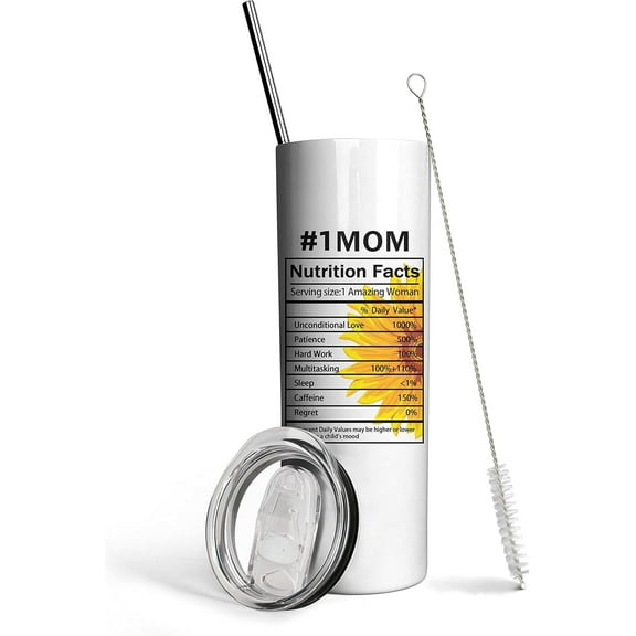 Best Mom Ever Tumbler Gifts 20oz Mama Tumbler With Lid & Straw, Personalized Insulated Skinny Tumbler With Lid And Straws, Mom Life Tumbler Cup, Gifts For Mom, Mothers Day Gifts For Mom, Women