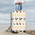 thumbnail image 4 of Wukai Funny Chicken Elastic Luggage Cover: Personalized Protection for Your Suitcase - Fits 19~29-inch, Washable & Durable Travel Companion-Medium, 4 of 8